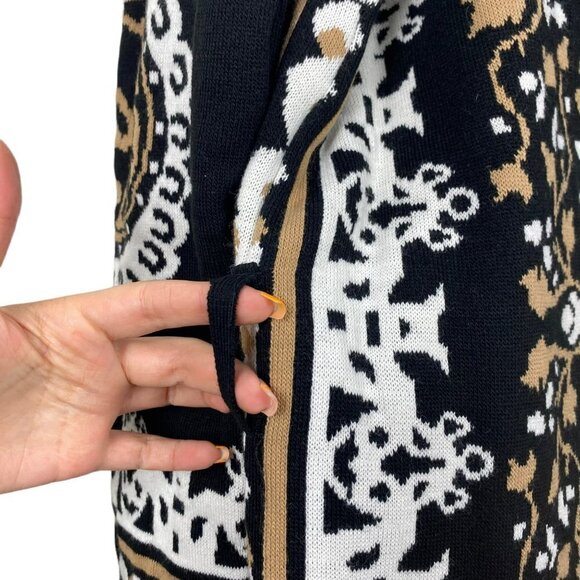 Ten-Oh Boho Open Front Cardigan Sweater Kimono Size 8 - Picture 10 of 13